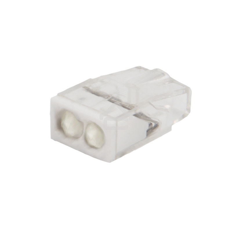 Экспресс-клемма с пастой Rexant СМК 2273-242, 2-проводная 0.5-2.5 мм², прозрачная, блистер (5 шт./уп.)