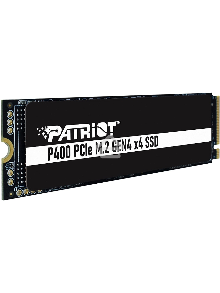 Накопитель SSD Patriot P400, 2Tb, PCIe 4.0 x4, M.2 2280, NVMe, R/W 7000/4800, с радиатором