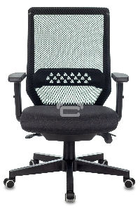Кресло руководителя Бюрократ EXPERT TW-01 черный 38-418, сетка/ткань, с подголов. крестовина пластик