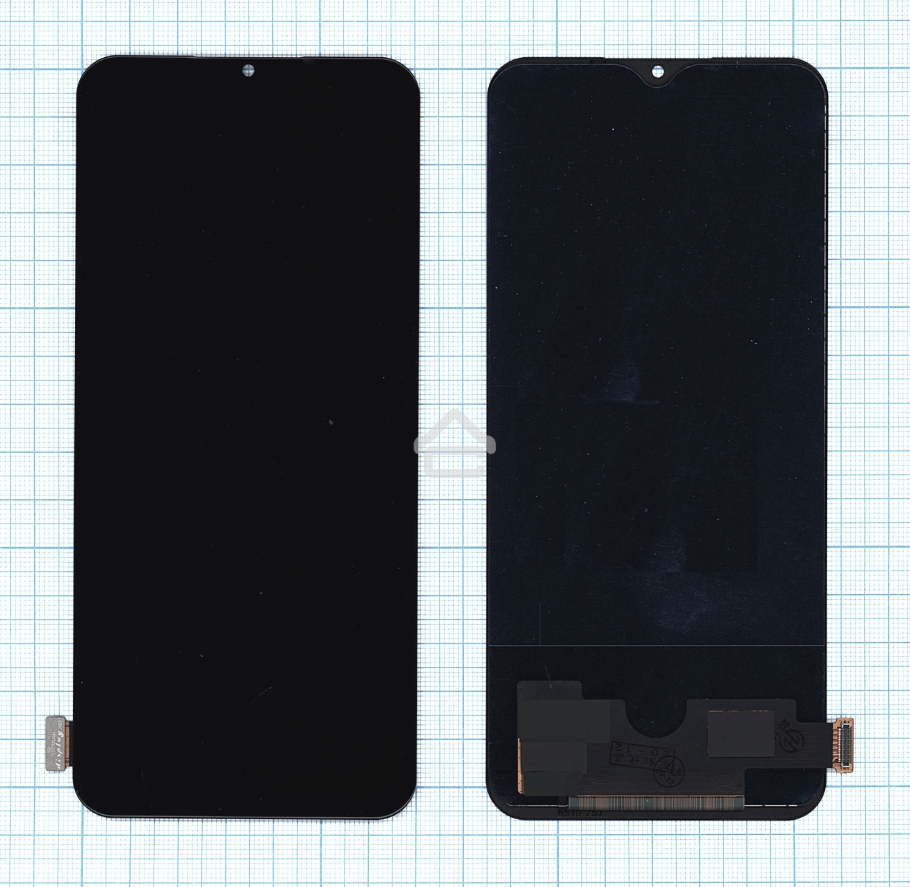 Дисплей для Xiaomi Mi10 Lite в сборе с тачскрином (TFT) черный
