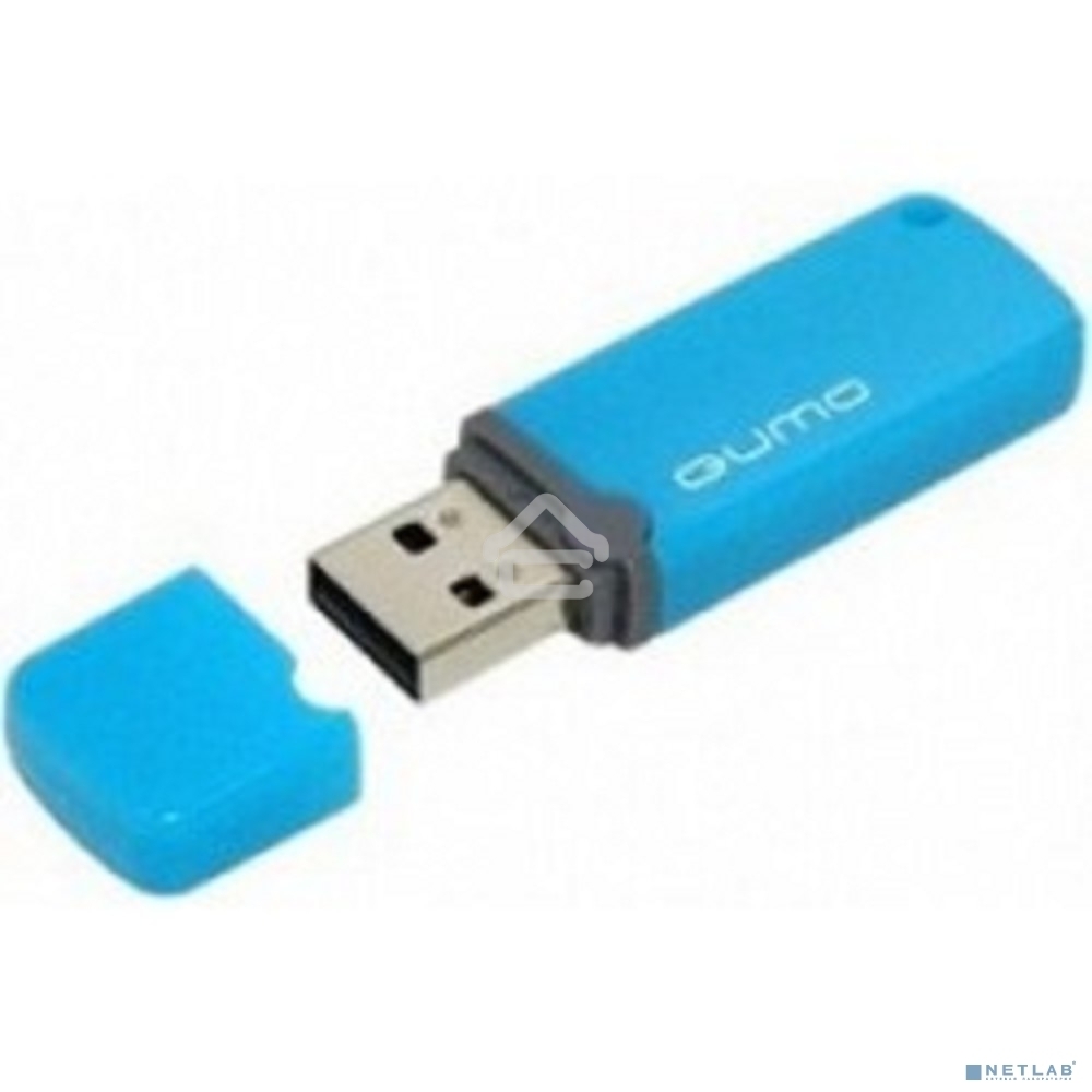 Флешка USB QUMO 8Gb, Optiva 02 синий QM8GUD-OP2-blue