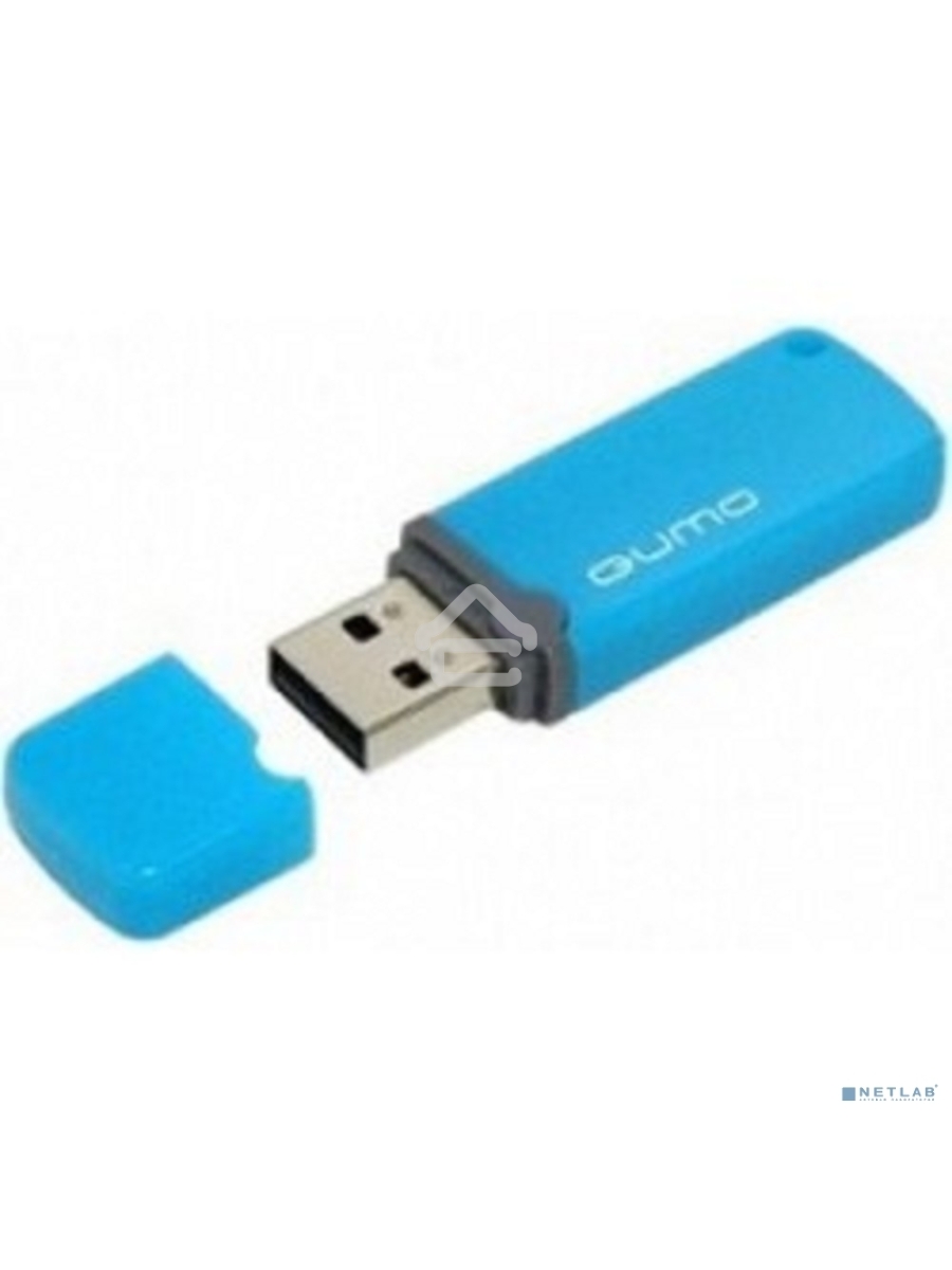 Флэш Диск QUMO 8GB Optiva 02 Blue QM8GUD-OP2-blue