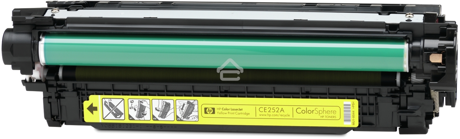 Картридж лазерный HP CE252A желтый для CLJ CM3530/CP3525 7000стр.