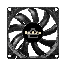 Вентилятор для корпуса ExeGate EX08015B3P-24 черный, 80 мм, 2550 об/мин, 30.5 дБ, 3 pin