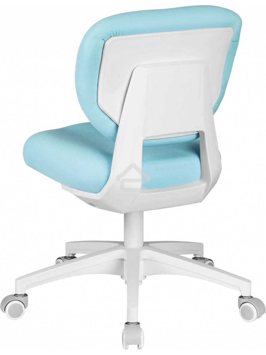 Кресло детское Cactus CS-CHR-3594BL голубой, крестов. пластик белый