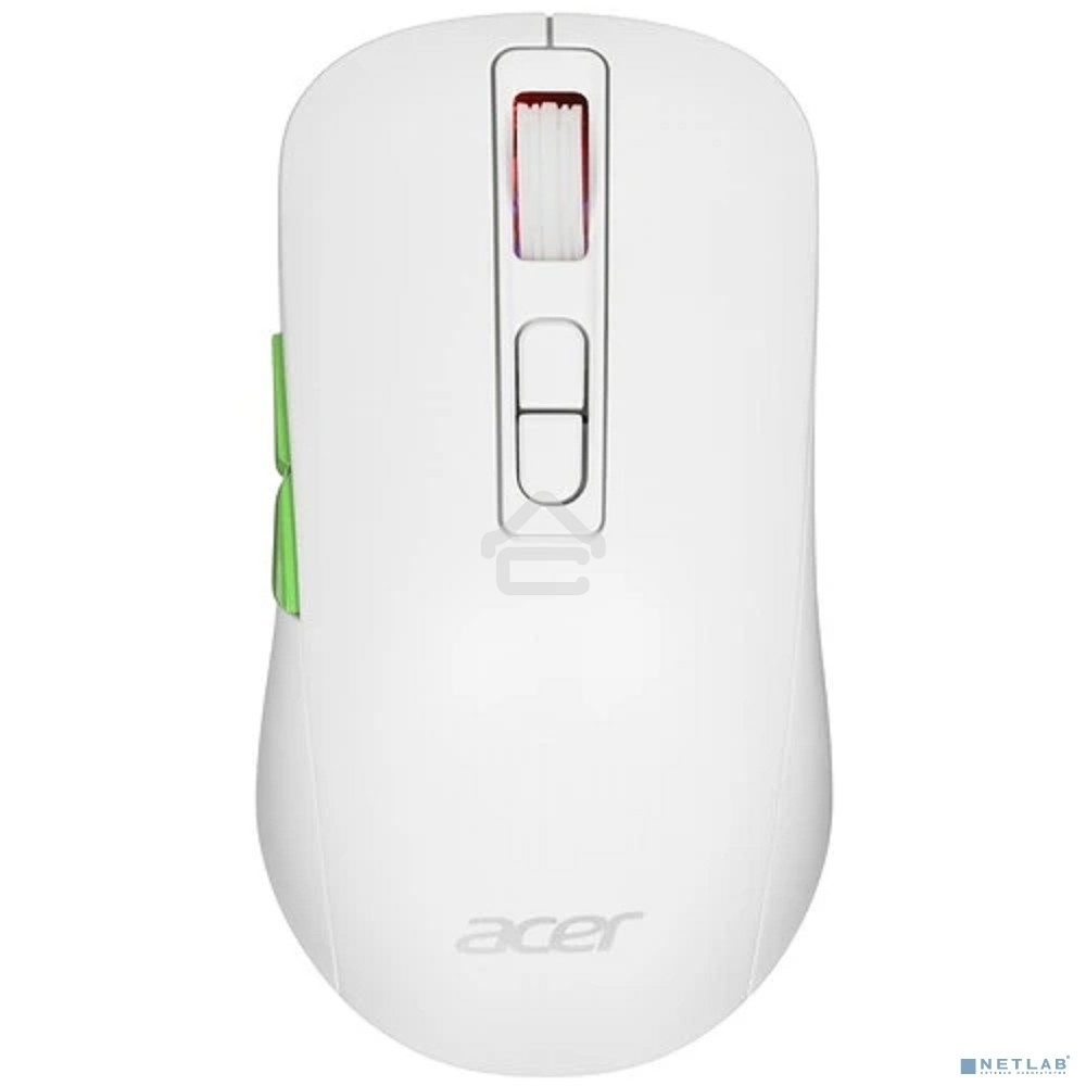 Мышь беспроводная Acer OMR311 белый, 2400 dpi, радиоканал, Bluetooth, USB, кнопки - 7