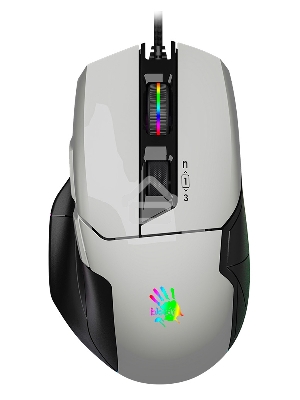 Мышь проводная A4Tech Bloody W70 Max белый, 10000 dpi, USB, кнопки - 9