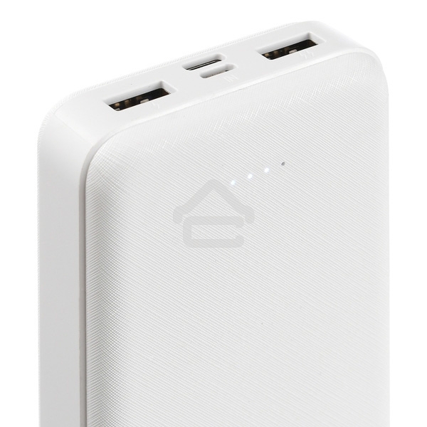 Портативный аккумулятор Buro T4-10000 Li-Pol 10000mAh 2A+1A белый 2xUSB