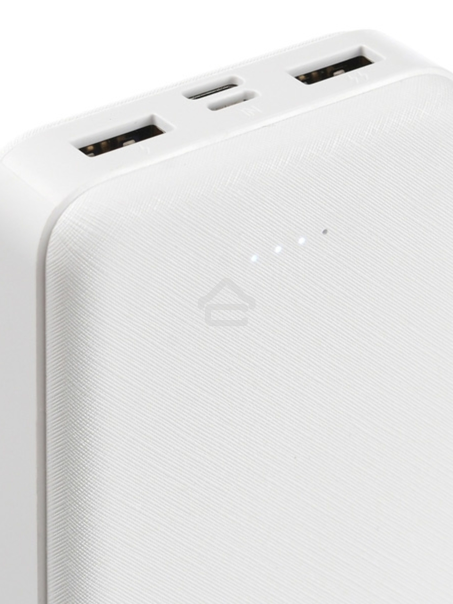 Мобильный аккумулятор Buro T4-10000 Li-Pol 10000mAh 2A+1A белый 2xUSB