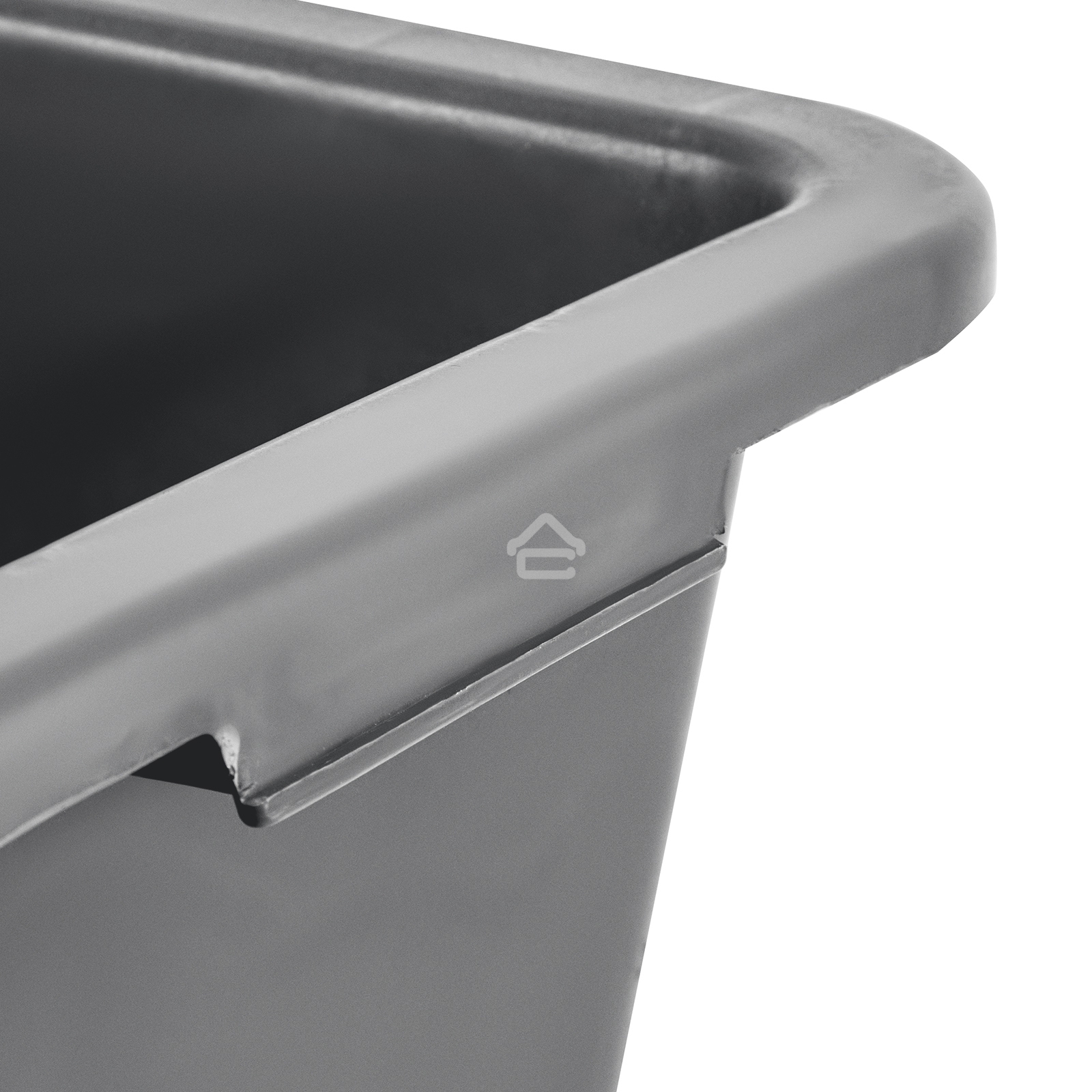 Таз прямоугольный Matrix строительный усиленный, 55 л 81471