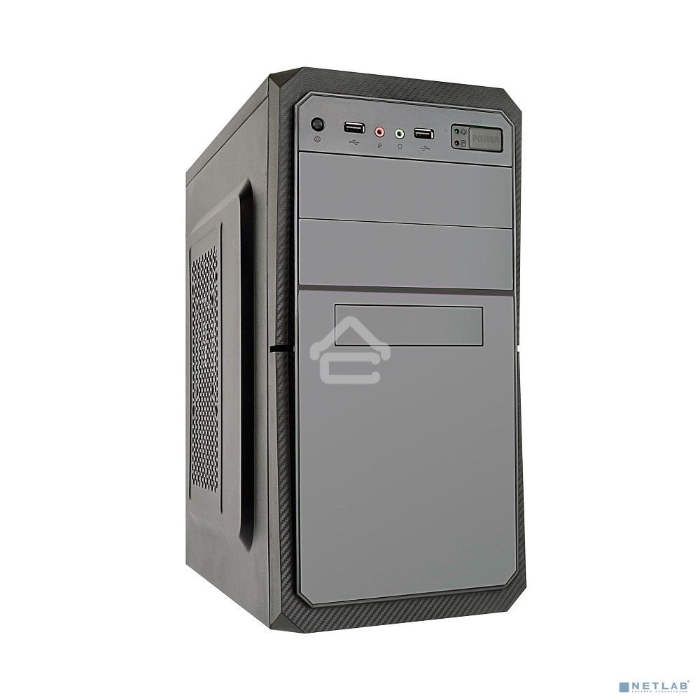 Компьютерный корпус Exegate EX284023RUS Minitower BA-202 Black, mATX, <AA500, 80mm>, 2*USB, Audio