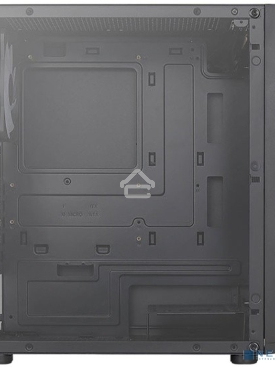 Корпус MiniTower Aerocool / Formula HEXFORM-G-BK-v2 (mATX, стекло, сетка, USB3.0x1, USB2.0x2, 3x120mm FRGB fans) (4711099471799)