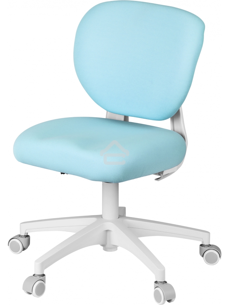 Кресло детское Cactus CS-CHR-3594BL голубой, крестов. пластик белый