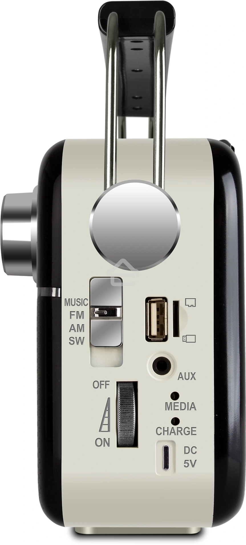 Радиоприёмник SVEN SRP-505 (4 Вт, FM/AM/SW, USB, SD/microSD, Bluetooth, 1200 мАч)черный