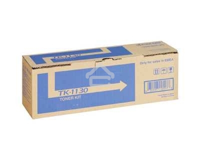 Картридж лазерный Kyocera TK-1130 (1T02MJ0NL0/1T02MJ0NLC) черный для FS-1030MFP/DP/1130MFP, M2030dn/PN/M2530dn 3000 стр.