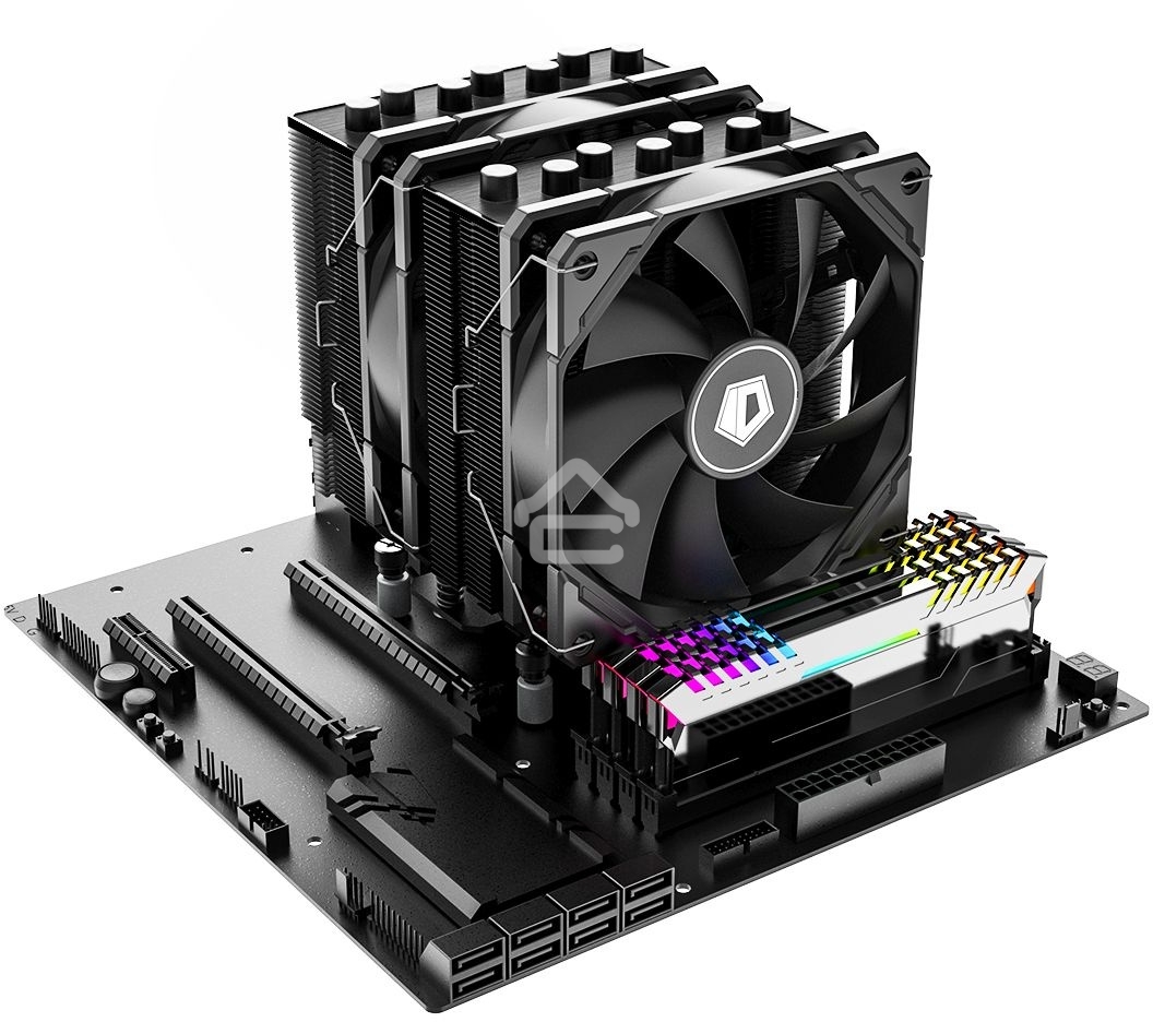 Кулер ID-COOLING SE-207-XT ADVANCED черный 120мм алюминий+медь 1800rpm 35db 4-pin 280W 154мм