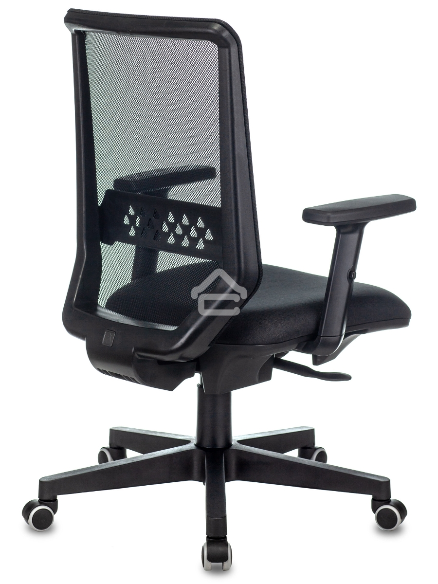 Кресло руководителя Бюрократ EXPERT TW-01 черный 38-418, сетка/ткань, с подголов. крестовина пластик