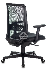 Кресло руководителя Бюрократ EXPERT TW-01 черный 38-418, сетка/ткань, с подголов. крестовина пластик