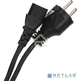 Кабель компьютер-розетка 220V EURO VDE 3G*1.0мм2 медь TELECOM TE021-CU 1,8м