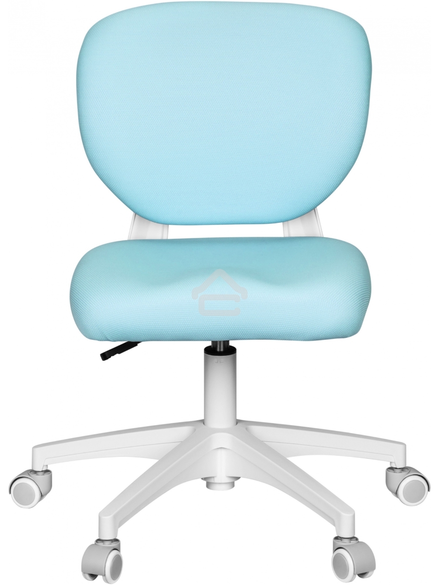 Кресло детское Cactus CS-CHR-3594BL голубой, крестов. пластик белый
