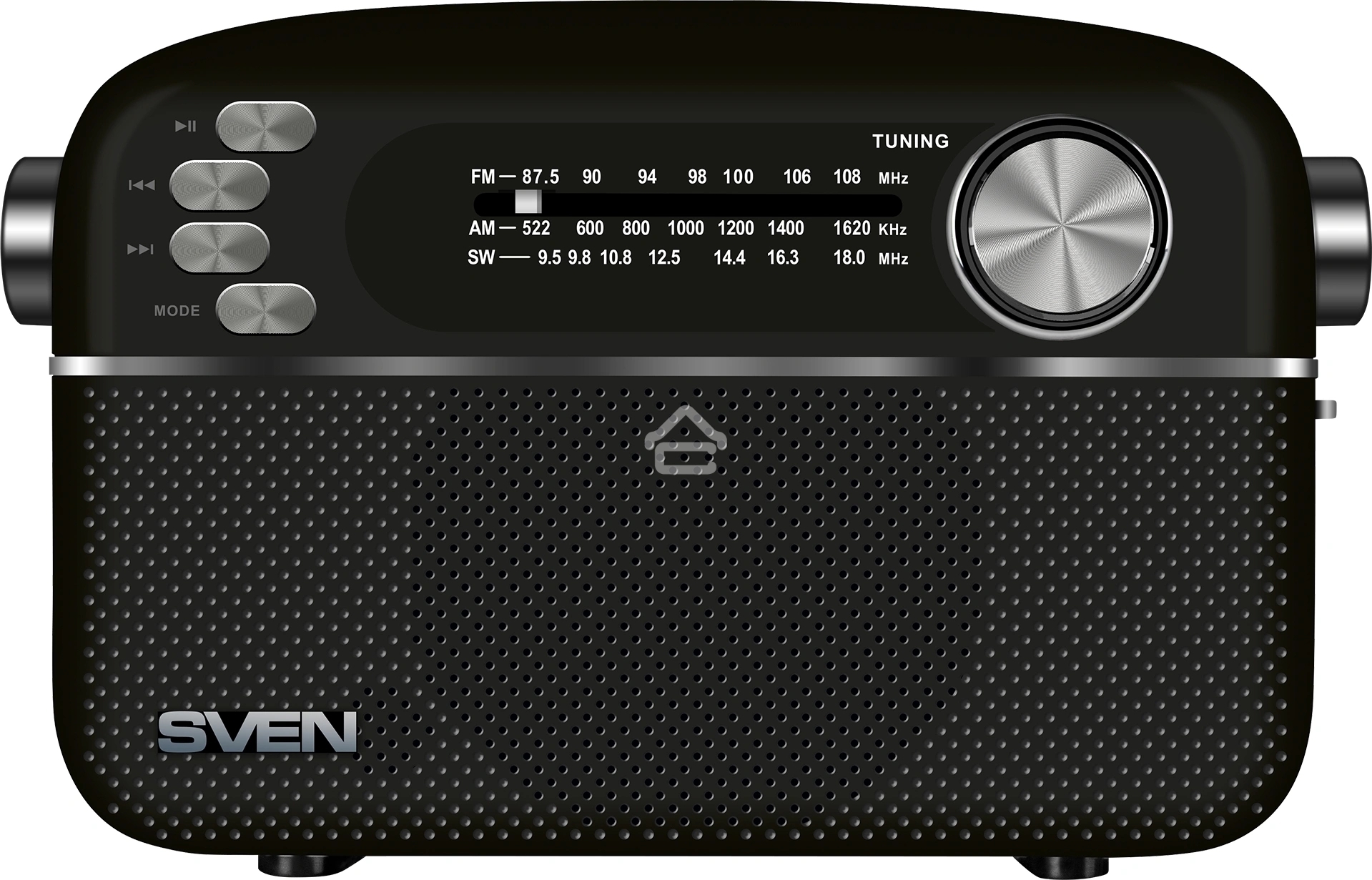 Радиоприёмник SVEN SRP-505 (4 Вт, FM/AM/SW, USB, SD/microSD, Bluetooth, 1200 мАч)черный