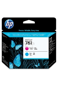 Картридж струйный HP 761 CH646A пурпурный/голубой печатающая головка для HP DJ T7100