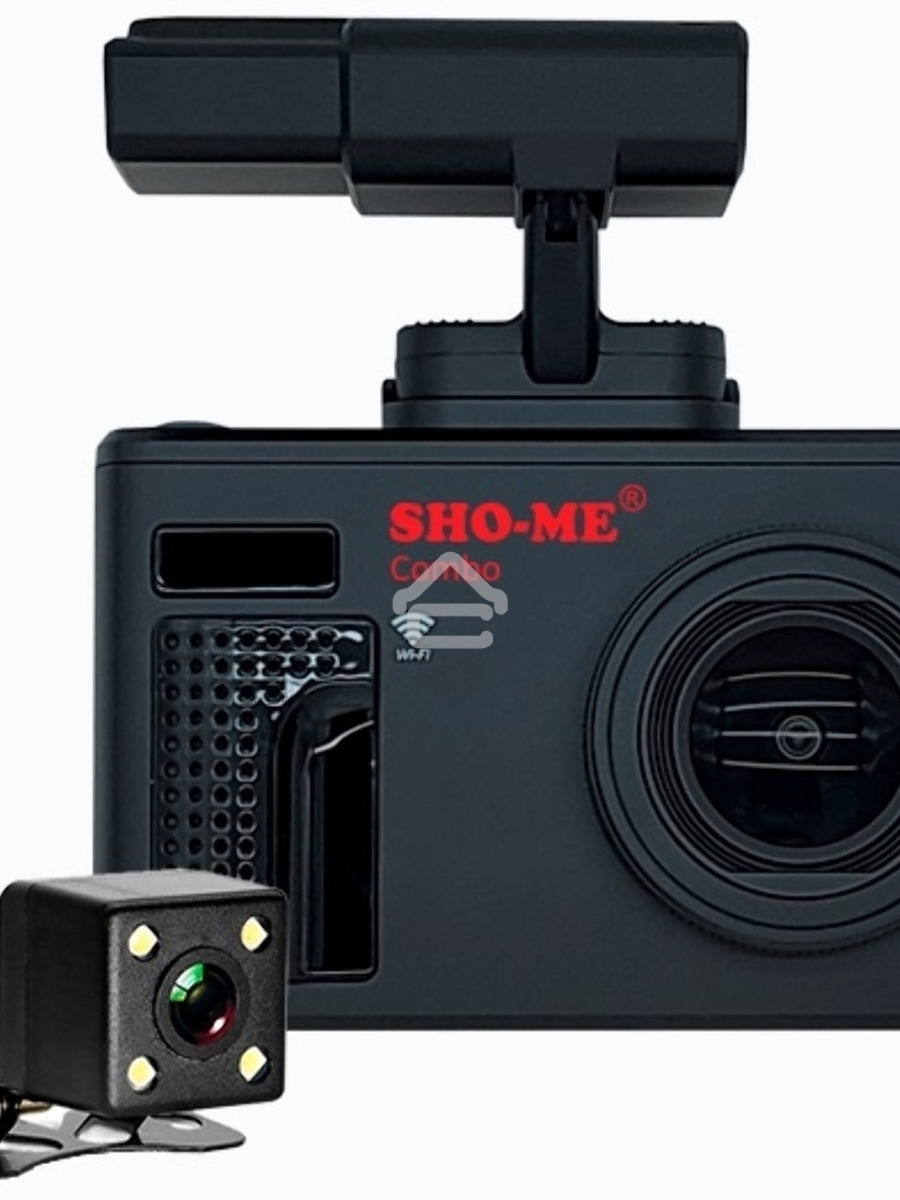 Видеорегистратор с радар-детектором Sho-Me Combo Note WiFi DUO GPS ГЛОНАСС