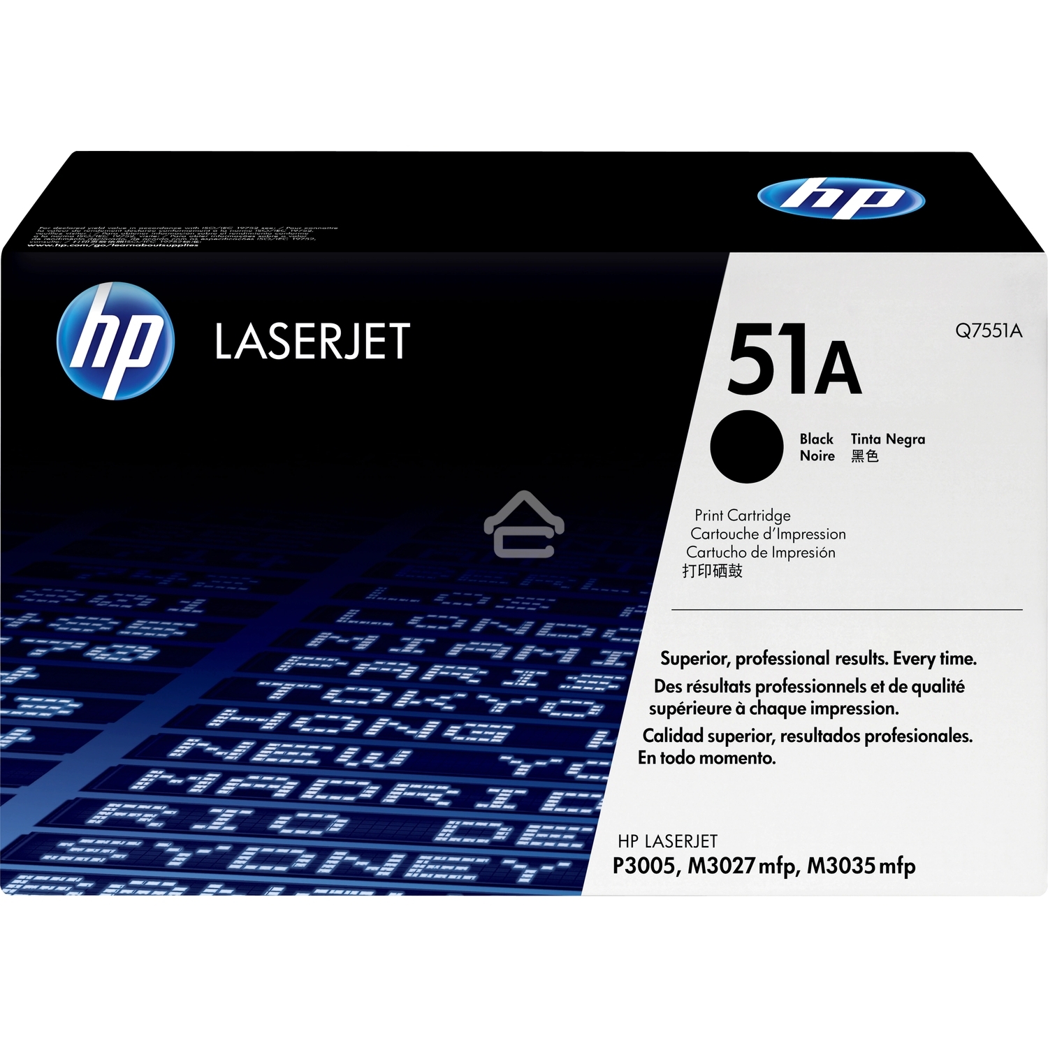 Картридж лазерный HP Q7551A черный для LJ P3005/M3035mfp/M3027mfp 6500 стр.