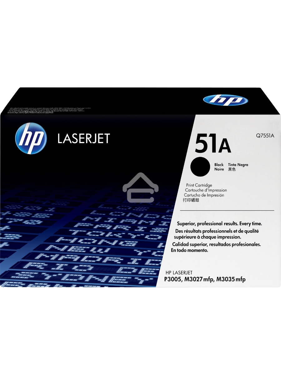 Картридж лазерный HP Q7551A черный для LJ P3005/M3035mfp/M3027mfp 6500 стр.
