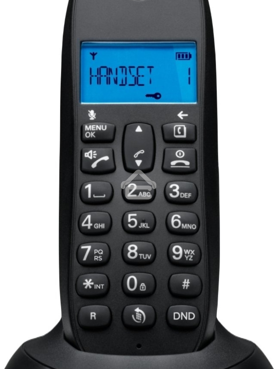 Радиотелефон Dect Motorola C1001СB+ черный АОН