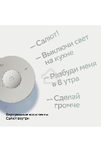 Умная колонка Sber SberBoom Mini, 5Вт, с голосовым ассистентом Салют, туманный белый