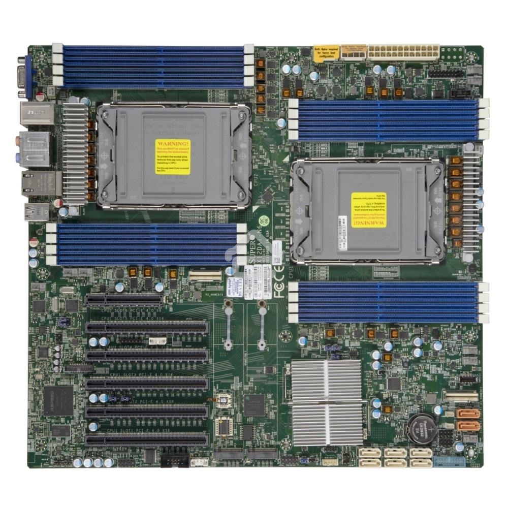 Серверная материнская плата Supermicro MBD-X12DAI-N6, 2xLGA 4189, Intel C621A, 16xDDR4, 8xSATA, 6xPCIe 4.0 x16, 1xPCIe 4.0 x8, 2xM.2, 2x1Gb LAN, 6xUSB 3.2 Gen 1, 2xUSB 3.2 Gen 2, 1xVGA, 1xCOM, 1xTPM, E-ATX