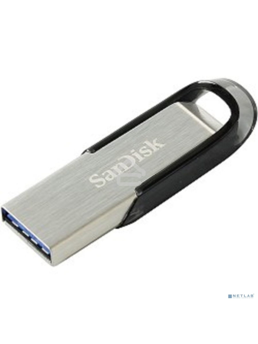 Флеш диск Sandisk 32Gb Cruzer Ultra Flair SDCZ73-032G-G46 USB3.0 серебристый/черный