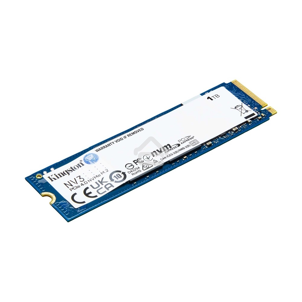 Накопитель SSD Kingston NV3, 1Tb, M.2 2280, NVMe, PCIe 4.0, R/W 6000/4000