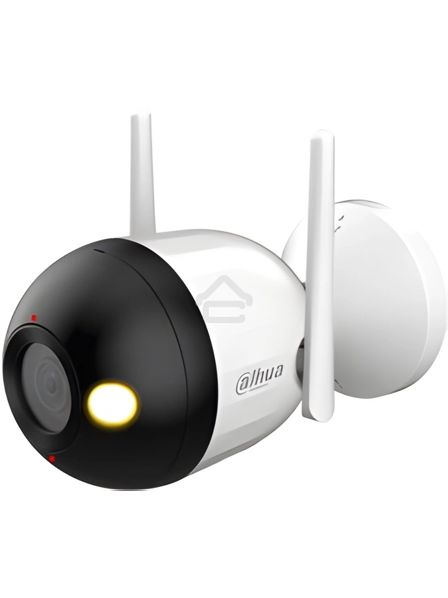 Уличная цилиндрическая IP-видеокамера DAHUA DH-IPC-F4CP-PV-0280B Smart Dual Light 4Мп, 1/3” CMOS, объектив 2.8мм, видеоаналитика, ИК 30м, LED 30м, микрофон, динамик, Wi-Fi 2.4ГГц, IP67, металл пластик