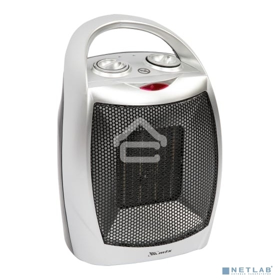 Тепловентилятор MTX FHC-1500, серый, 750/1500 Вт, 15 м2, термостат