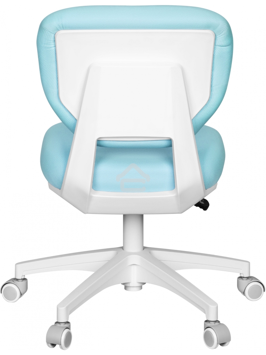 Кресло детское Cactus CS-CHR-3594BL голубой, крестов. пластик белый