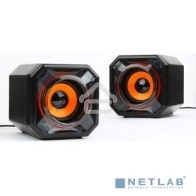Акустич. система 2.0 Gembird SPK-405, пассив. излучатели, черный, 5 Вт, рег. громкости USB-питание					