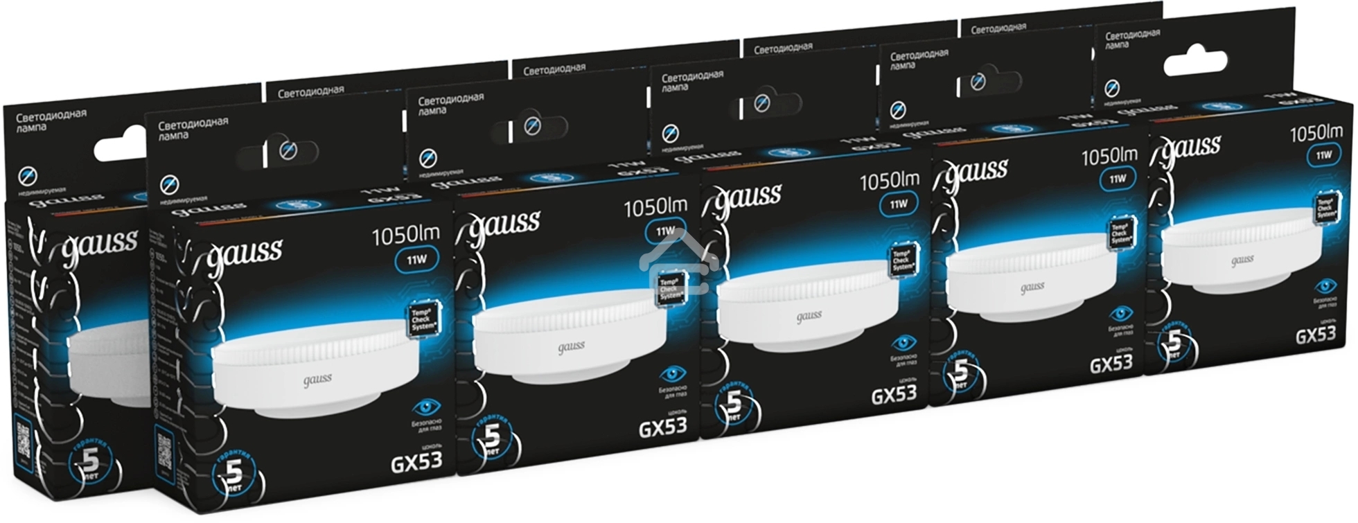 Лампа светодиодная GX53 11Вт 6500К 1050лм