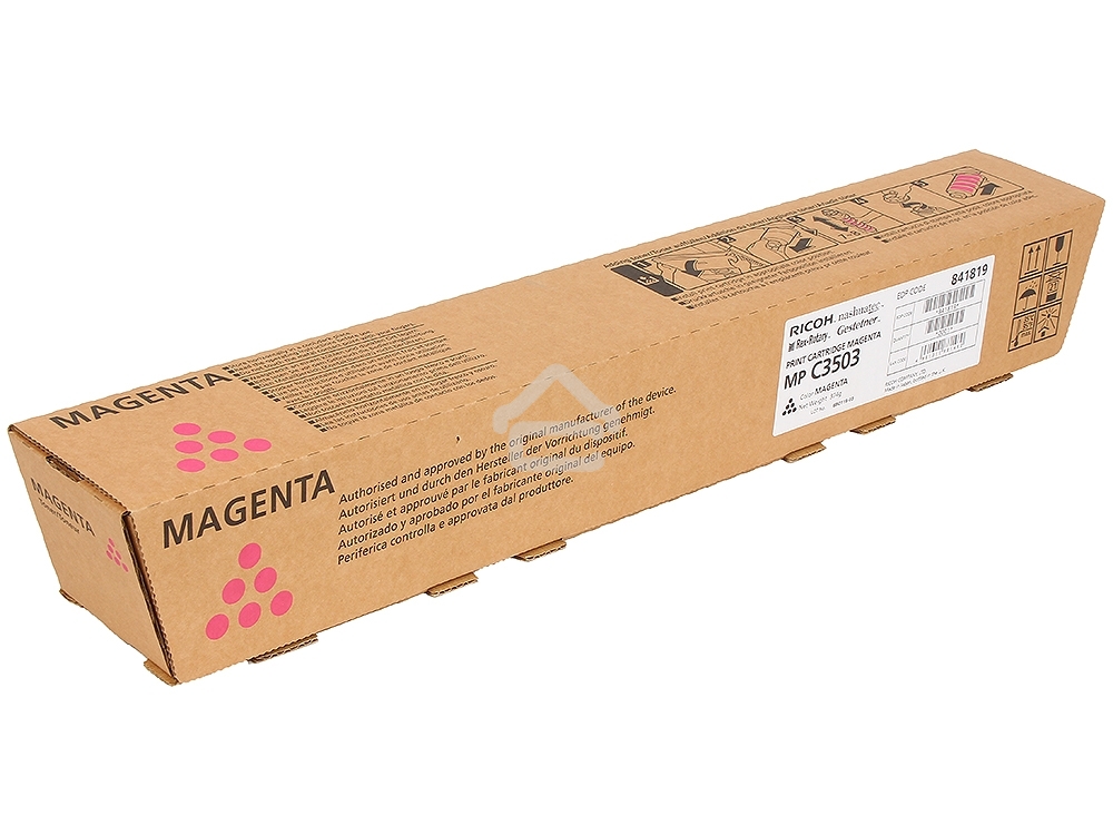 Картридж лазерный Ricoh 841819 тип MP3503, малиновый для Aficio MP C3003/C3503, (18000 стр)
