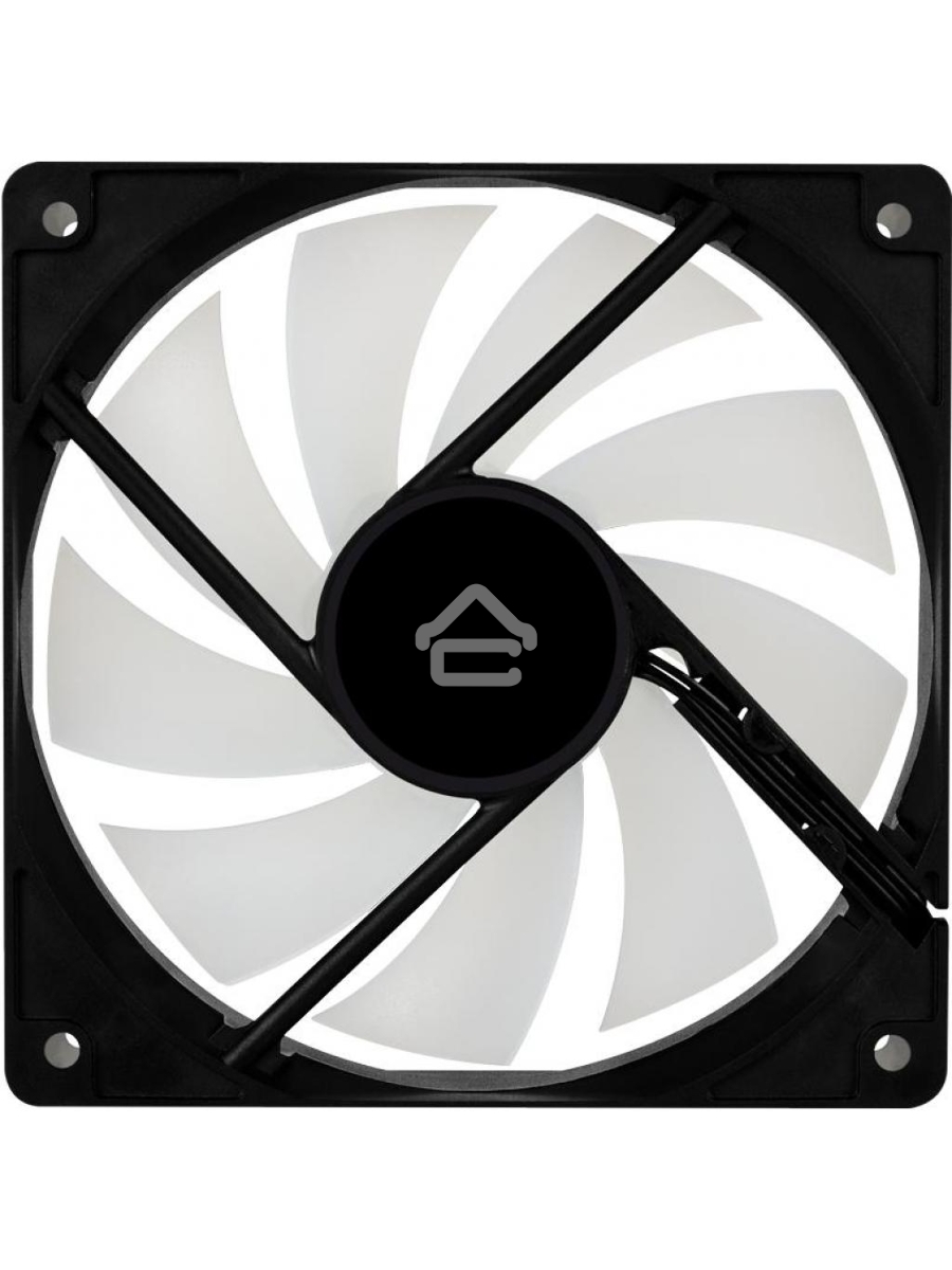 Вентилятор для корпуса Aerocool / Formula Frost 12 черный, 120 мм, 1000 об/мин, 23.7 дБ, 3 pin