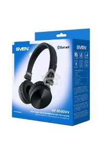 Наушники с микрофоном SVEN AP-B500MV черный  Bluetooth