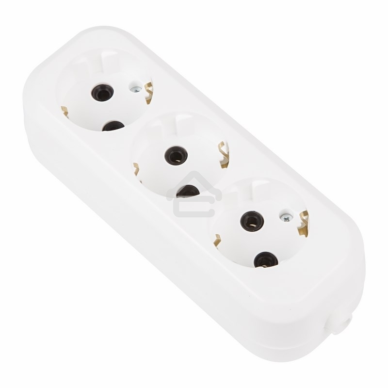 Колодка 3 гнезда с/з PROconnect 