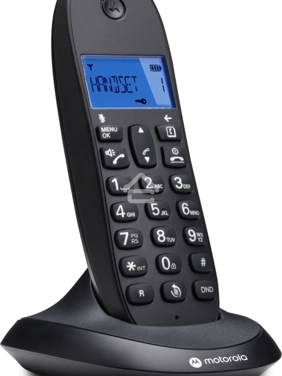 Радиотелефон Dect Motorola C1001СB+ черный АОН