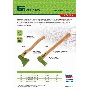 Колун кованный, в сборе, 1700/2050 г, деревянное топорище, 600 мм  Сибртех