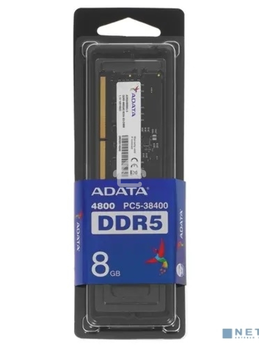 Оперативная память ADATA, DDR5, 8GB (1x8GB), 4800MHz, CL40, SO-DIMM