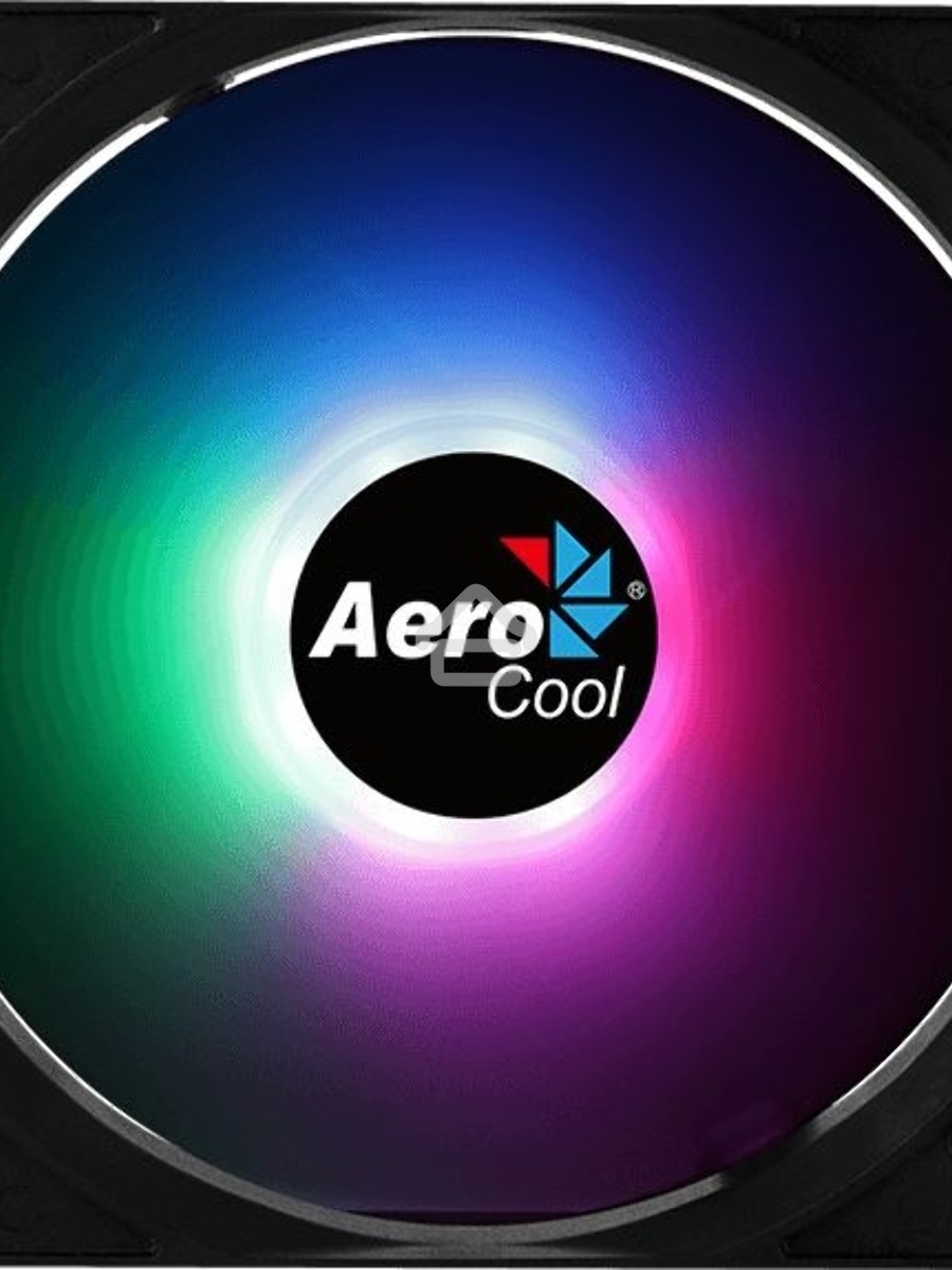 Вентилятор для корпуса Aerocool / Formula Frost 12 PWM FRGB черный, 120 мм, 1500 об/мин, 27.5 дБ, 4 pin