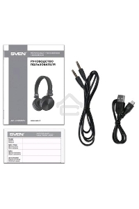 Наушники с микрофоном SVEN AP-B500MV черный  Bluetooth