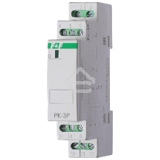 Реле промежуточное PK-3P (монтаж на DIN-рейке 35мм 220В 50Гц 3х8А 3NO/NC IP20) F&F EA06.001.023