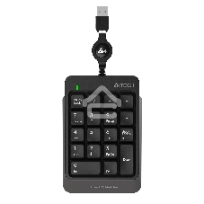 Числовой блок проводной A4Tech Fstyler FK13, USB, серый